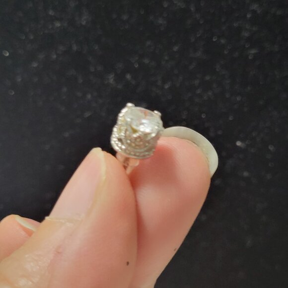 ✨ Victorian Silver 925 Earrings with Zircon – Unique Design ✨ - Picture 5 of 10